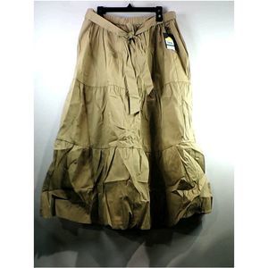 Jones New York Womens G4DN Regular Pull On Skirt, Brown, Size Large